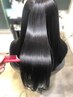 《人気No２》髪質改善♪カット+縮毛矯正+oggiotto10stepトリートメント￥19900