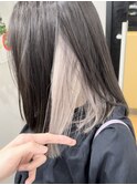 インナーカラーイヤリングカラーケアブリーチツートンカラー横浜