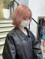 ゼスト 吉祥寺店(ZEST)&nbsp;韓国ヘア/ピンクベージュ/裾カラー　吉祥寺桜