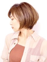 アイスバーグ(eyesburg)&nbsp;20代30代40代ハイライトブリーチなし大人ボブ前下がり立体感