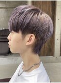 ハイトーンカラー/マッシュパーマ/アースカラー/men's/