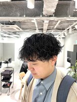 スイ 松戸(SUI)&nbsp;刈り上げマッシュ×波巻きパーマ【松戸/メンズ】