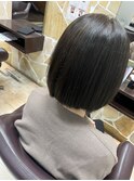 内巻きボブ
