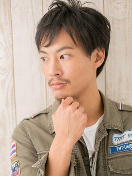 メンズヘア ビーセカンド 草加店(MENS HAIR B-2) ワイルドくせ毛風フェザーパーマメンズカットX草加