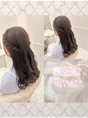 大人可愛いねじりハーフツイン♪_優希