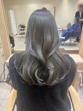 ルーチェヘアー 【竹本佳奈指名限定】韓国風艶グレージュカラー