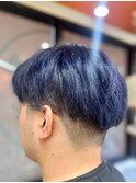 【ネイビーブルー】池袋美容室