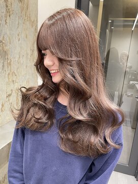 ソル 栄矢場町(SOL) オリーブベージュ/マロンブラウン/ベージュカラー/ウェーブヘア