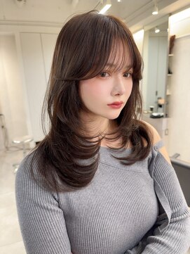 ハオ(hao) 【hao渋谷】ワンカールで叶う！韓国レイヤースタイル/グレージュ