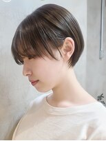 ソワネ 表参道(soigne)&nbsp;表参道大人ショートボブ顔周りレイヤーカットくびれショート40代