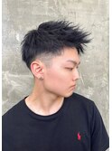 波巻きツイストスパイラルパーマ/フェザーパーマ/眉毛/メンズ