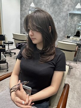 シエテ 津田沼(Siete) ホワイトグレージュ/デジタルパーマ/チェリーブラウン/津田沼