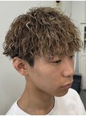 ツイストスパイラルパーマツイストパーマメンズマッシュパーマ