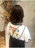 ミディアムボブパーマ