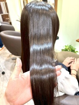 タックバイハレ たまプラーザ(takk by Hale)の写真/プロ目線の施術によって髪のお悩みを解決！あなたの理想のスタイルに♪［髪質改善/縮毛矯正/たまプラーザ］