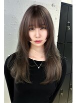 アマトウキョウ アユンチェ(AMA TOKYO×AYUNCHE) ラベンダーグレージュ×姫カットウルフレイヤー