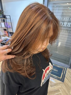 エルア(elua) オレンジブラウンカラー！！