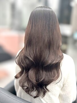 ジエクト カナウ(The Ect canow) コテ巻き風パーマ/ヘーゼルブラウン/ココアグレージュ