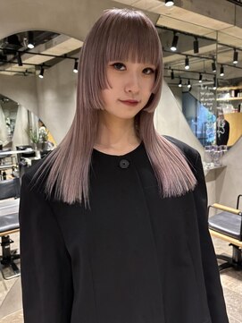 ビビト(bibito) bibito ホワイトベージュ ロング ブリーチ