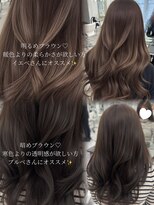 アマトウキョウスマートサロン(AMA TOKYO×Smart Salon)&nbsp;韓国スタイル/ナチュラルくびれヘア_くびれ巻き_透明感カラー