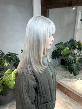 ゼゼ 高知店(zeze) 「真似したくなるホワイトシルバー♪透明感ハイトーン」