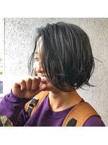 アンフェインド02(UNFEIGNED 02)&nbsp;クラゲヘアー/小顔に見せるヘア/ココアベージュ/伏見/栄