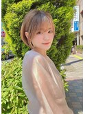ショートボブ/インナーカラー/20代30代40代