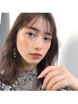 エールバイボヌール(Ere by Bonheur)&nbsp;大人可愛い外ハネエアリーミディ/チェリーレッド