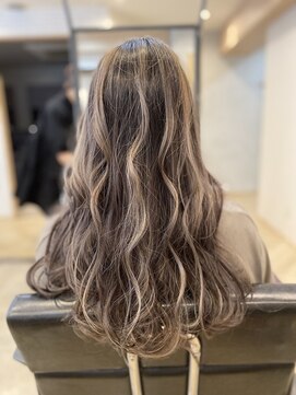 アールヘア(ar hair) 惣田オリジナルカラーモノトーンアッシュコントラストハイライト