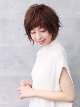 ソシエ アヴェダ さいたま新都心店(SOCIE AVEDA) 外ハネ/ショートレイヤー［さいたま新都心駅/髪質改善]