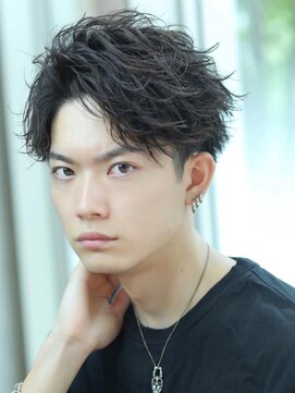 リップス 表参道店(LIPPS) かき上げアップバング【リバーススウェル】