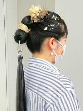 リタ(Lita) ★卒業式ヘア/成人式ヘア/ポニーテールリング/水引き★