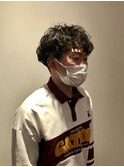 マッシュ×パーマ