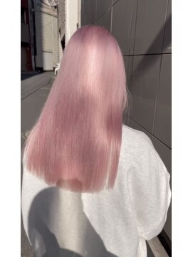 ヘアーサロン カラー 色彩店(COLOR) ホワイトピンク