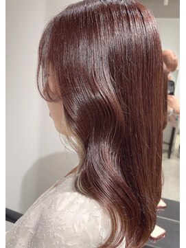 ゴウトゥデイ 渋谷MODI店(GO TODAY) ピンクブラウンカラー×ミルクティーベージュイヤリングカラー