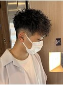 MEN'S HAIR ツイスパ×前下がりマッシュ