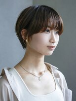 アルバム 渋谷パルコ(ALBUM)&nbsp;美人ショート_斜めバンググレージュカラー_49274