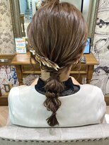 ザザ シンジュク(ZA/ZA shinjuku)&nbsp;ミディアムヘア編みおろし