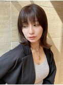 大人可愛いミディアムレイヤー