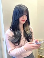 バイオレット 栄店(Violet)&nbsp;インナーカラー ブルーブラック インナーベージュ