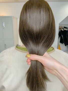 チル(chill) 美髪ブリーチなしダブルカラーオリーブブラウン20代30代40代50代