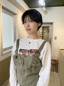 ハル ヘアスタジオ(haRu hair studio) マッシュショート×ニュアンスカール