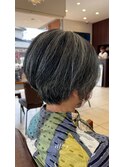 前下がりグラデーションボブ