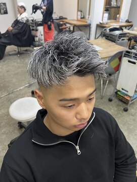 エルオム(EL.HOMME) 【TAKASHI】シルバーメッシュ