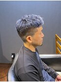 ビジネスベリーショート ブリーチオンブルーバイオレットカラー