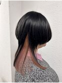 インナー×ウルフカット