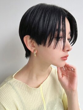 フィーリーカラー 大阪梅田店(feery color) オリーブベージュショートミニボブグレージュブリーチレイヤー