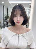 小顔似合わせ韓国ボブ