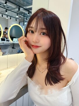 ロンドウル 熊本(Lond ulu) レイヤーカット/韓国/髪質改善/縮毛矯正/シースルーバング/