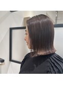 切りっぱなしボブ/切りっぱなし/イルミナカラー